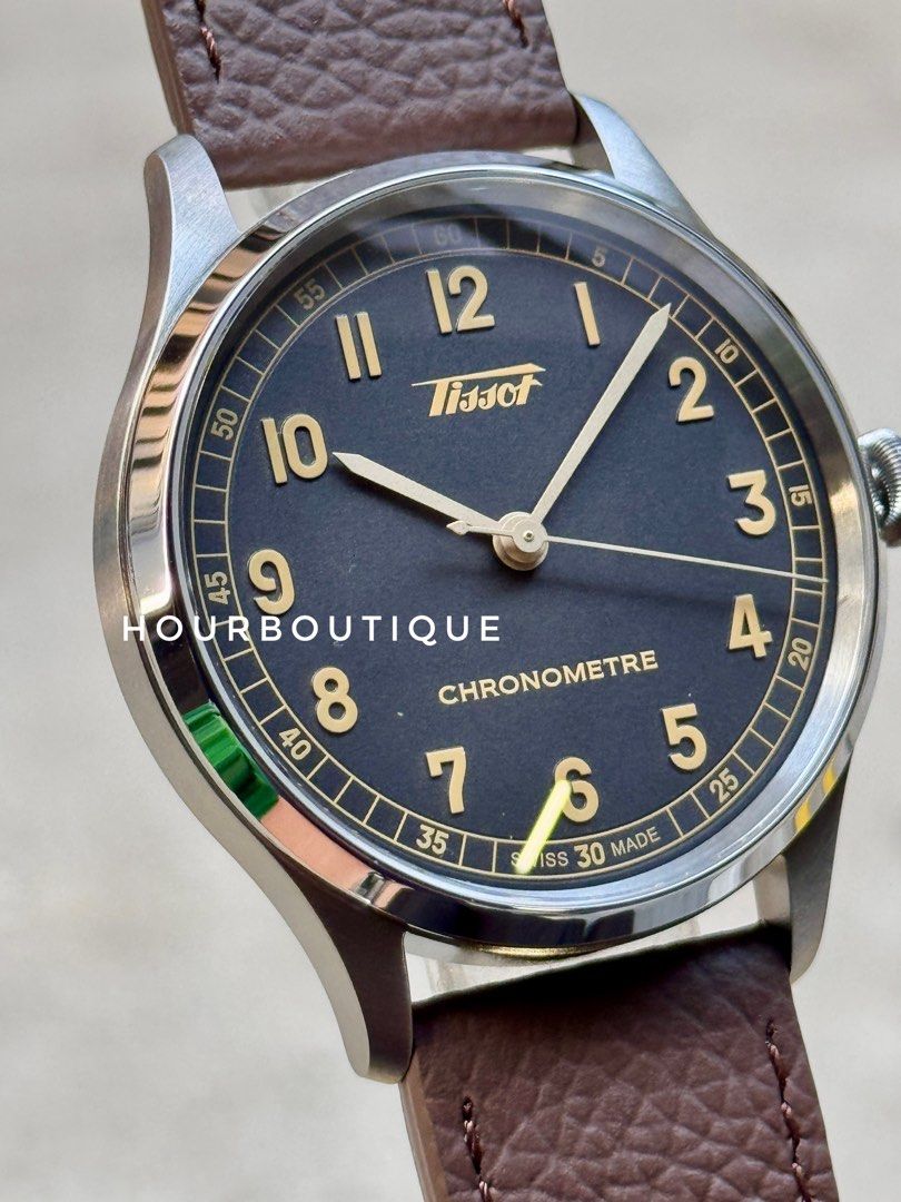 Brand New Tissot Heritage Smoky Grey Dial Chronometer Automatic Watch