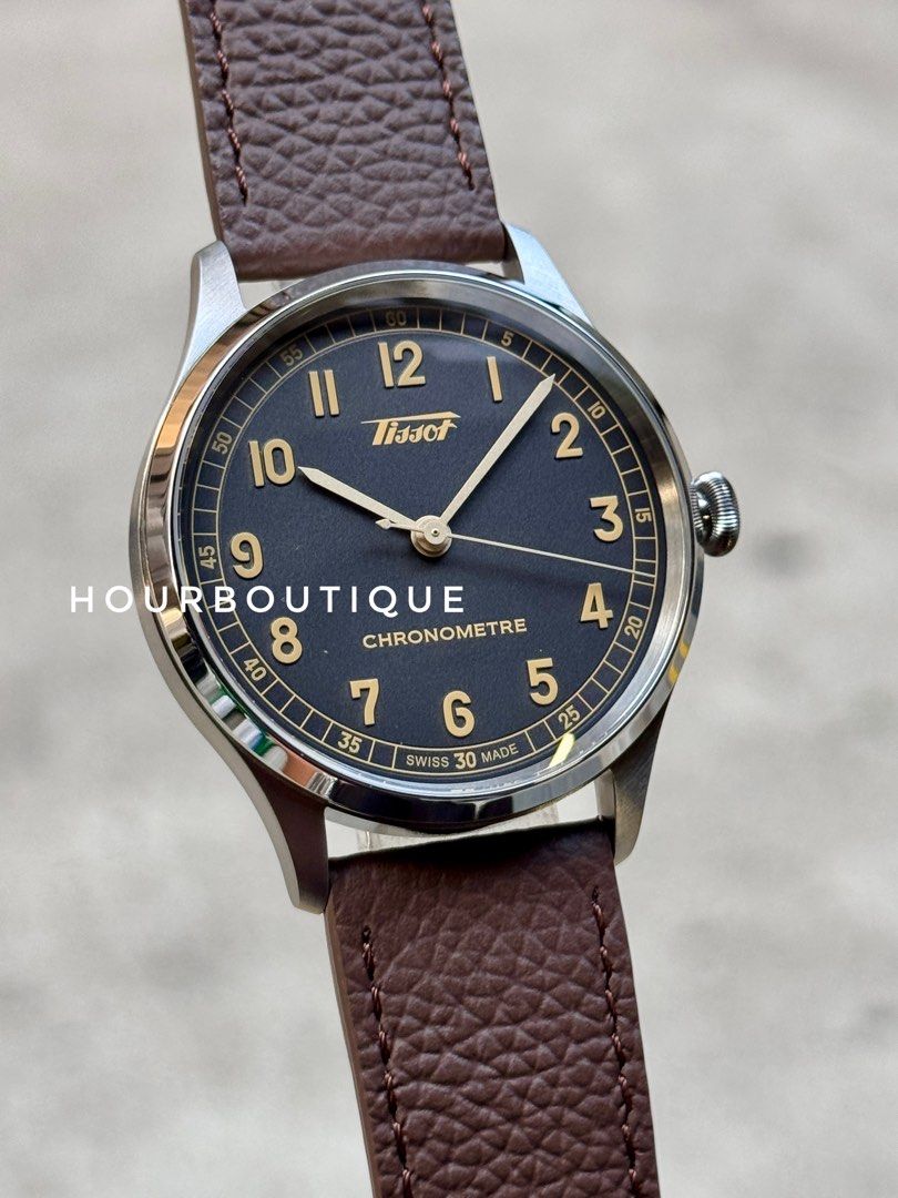 Brand New Tissot Heritage Smoky Grey Dial Chronometer Automatic Watch