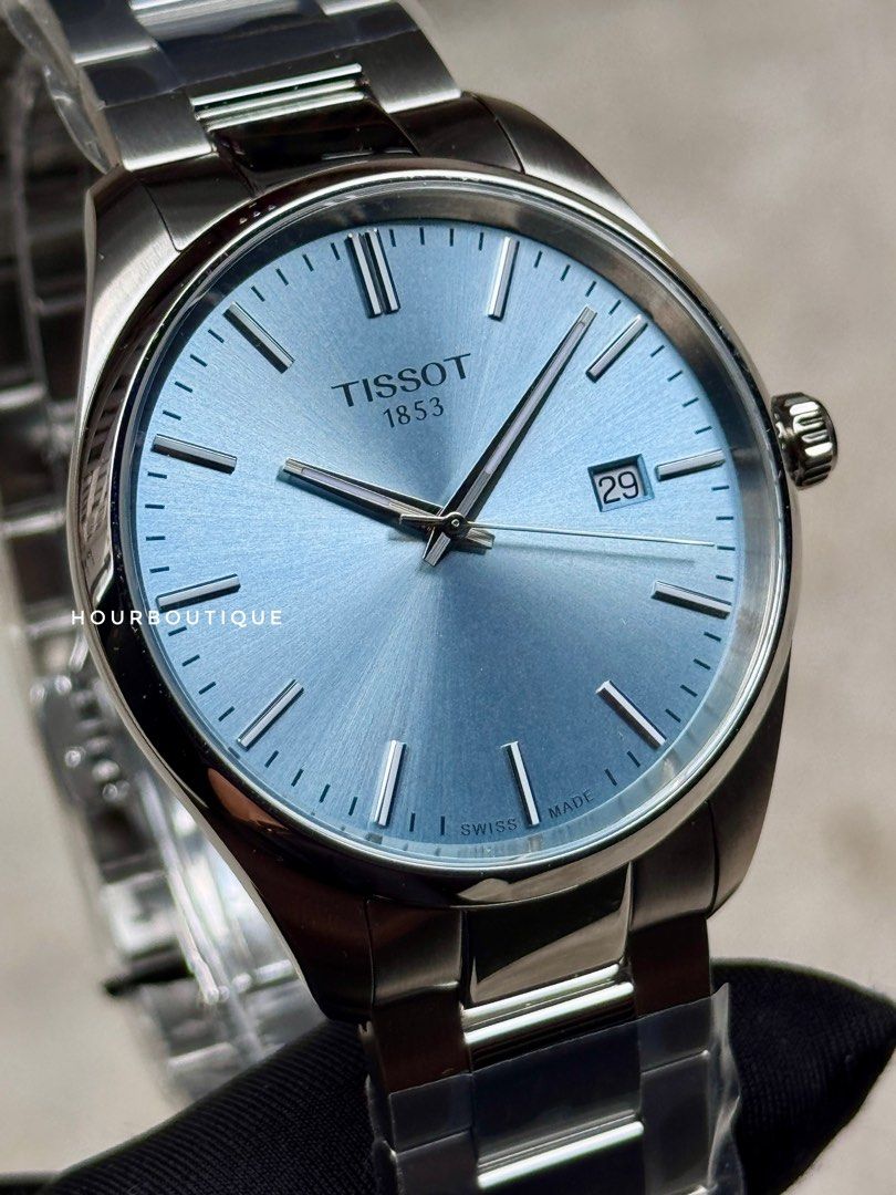 Brand New Tissot Ice Blue Dial Quartz Watch T150.410.11.0351.00