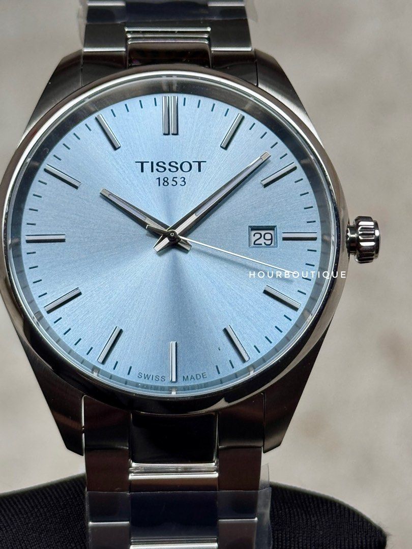 Brand New Tissot Ice Blue Dial Quartz Watch T150.410.11.0351.00