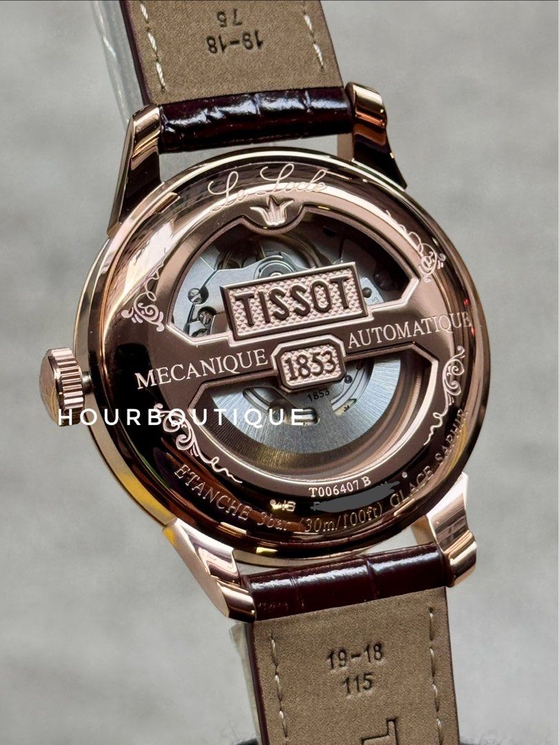 Brand New Tissot Le Locle Rose Gold White Dial Automatic Watch T006.407.36.033.00