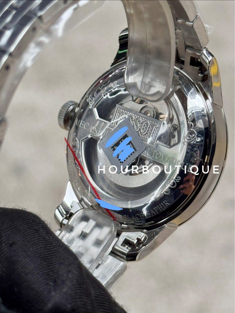 Brand New Tissot Le Locle White Dial Open Heart Powermatic 80 Watch T006.407.11.033.02