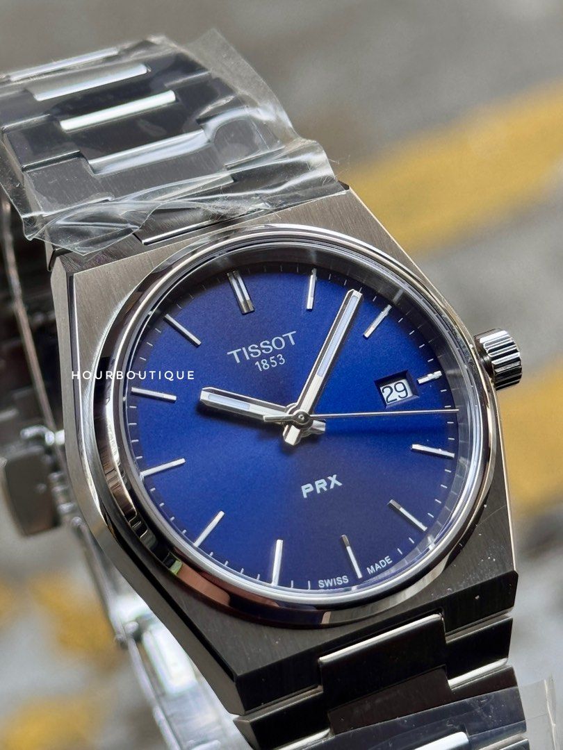 Brand New Tissot PRX 35 Blue Dial Quartz Swiss Made Watch T137.210.11.041.00