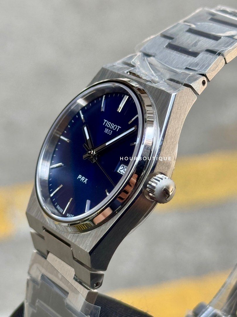 Brand New Tissot PRX 35 Blue Dial Quartz Swiss Made Watch T137.210.11.041.00