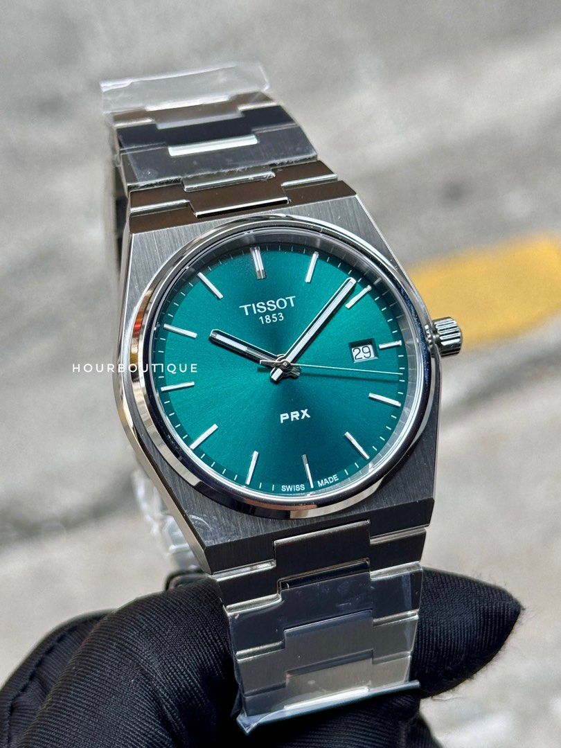 Brand New Tissot PRX Dark Green Quartz Swiss Made Watch T137.410.11.001.00