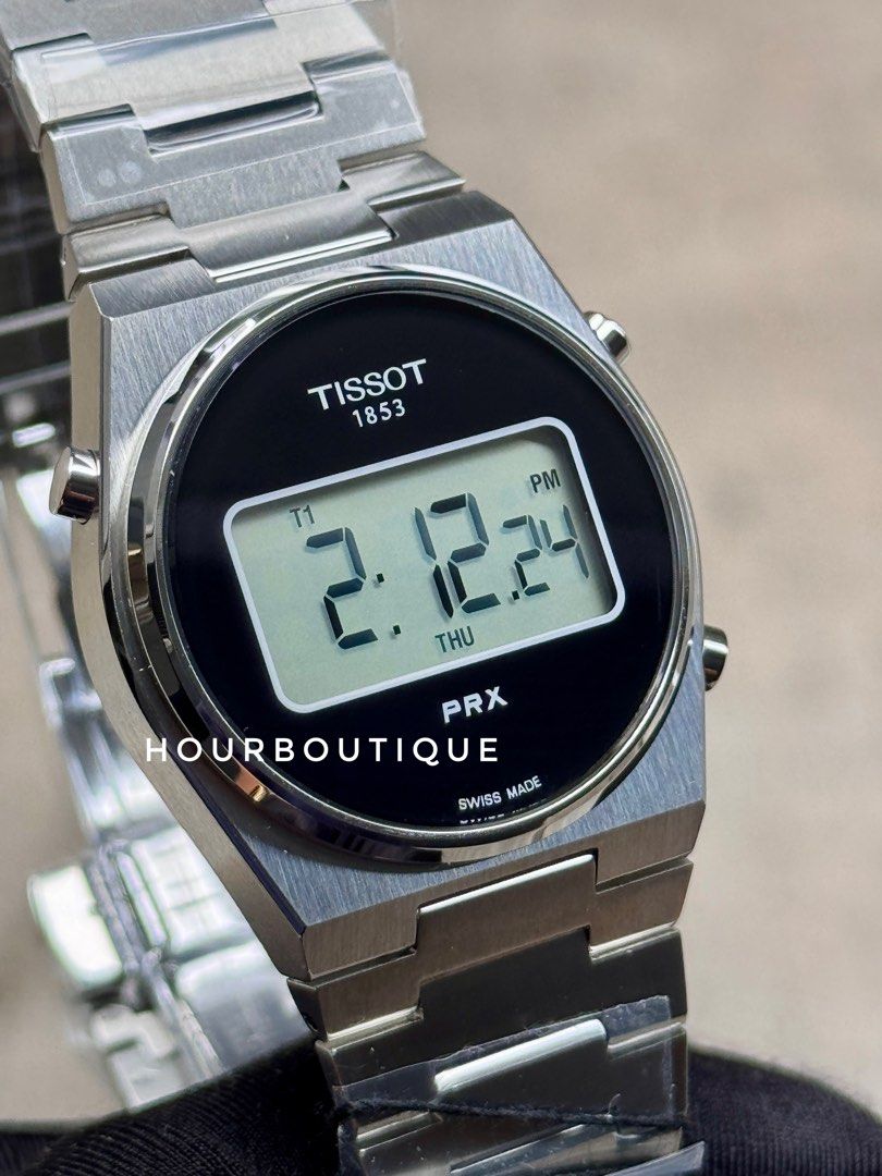 Brand New Tissot PRX Digital 35mm Swiss Made Quartz Watch T137.263.11.050.00