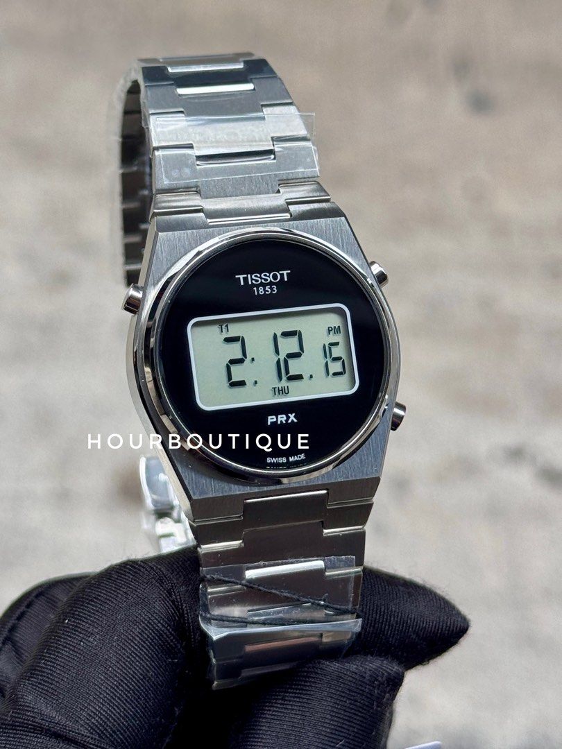 Brand New Tissot PRX Digital 35mm Swiss Made Quartz Watch T137.263.11.050.00