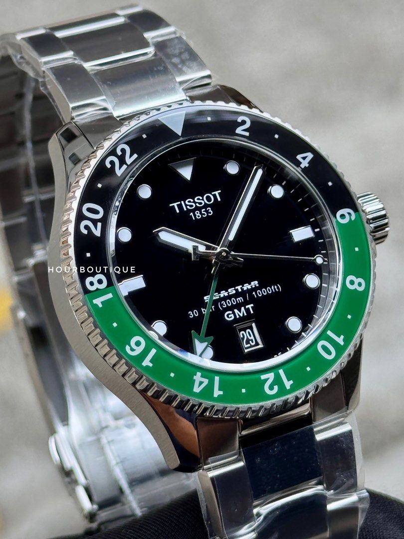 Brand New Tissot SeaStar GMT Quartz Swiss Made Watch T120.852.11.051.00