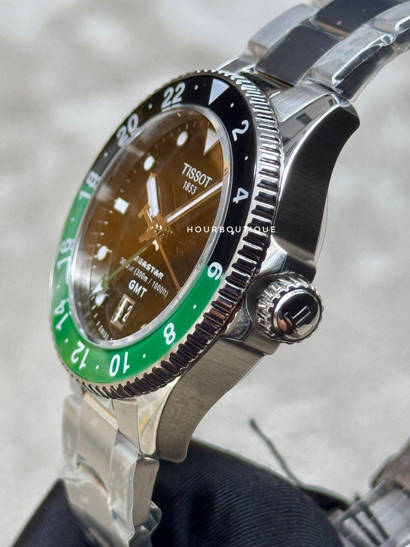 Brand New Tissot SeaStar GMT Quartz Swiss Made Watch T120.852.11.051.00