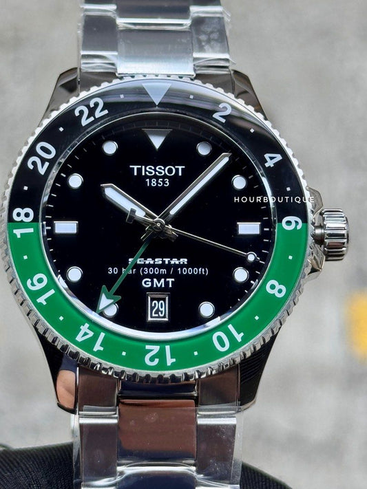Brand New Tissot SeaStar GMT Quartz Swiss Made Watch T120.852.11.051.00