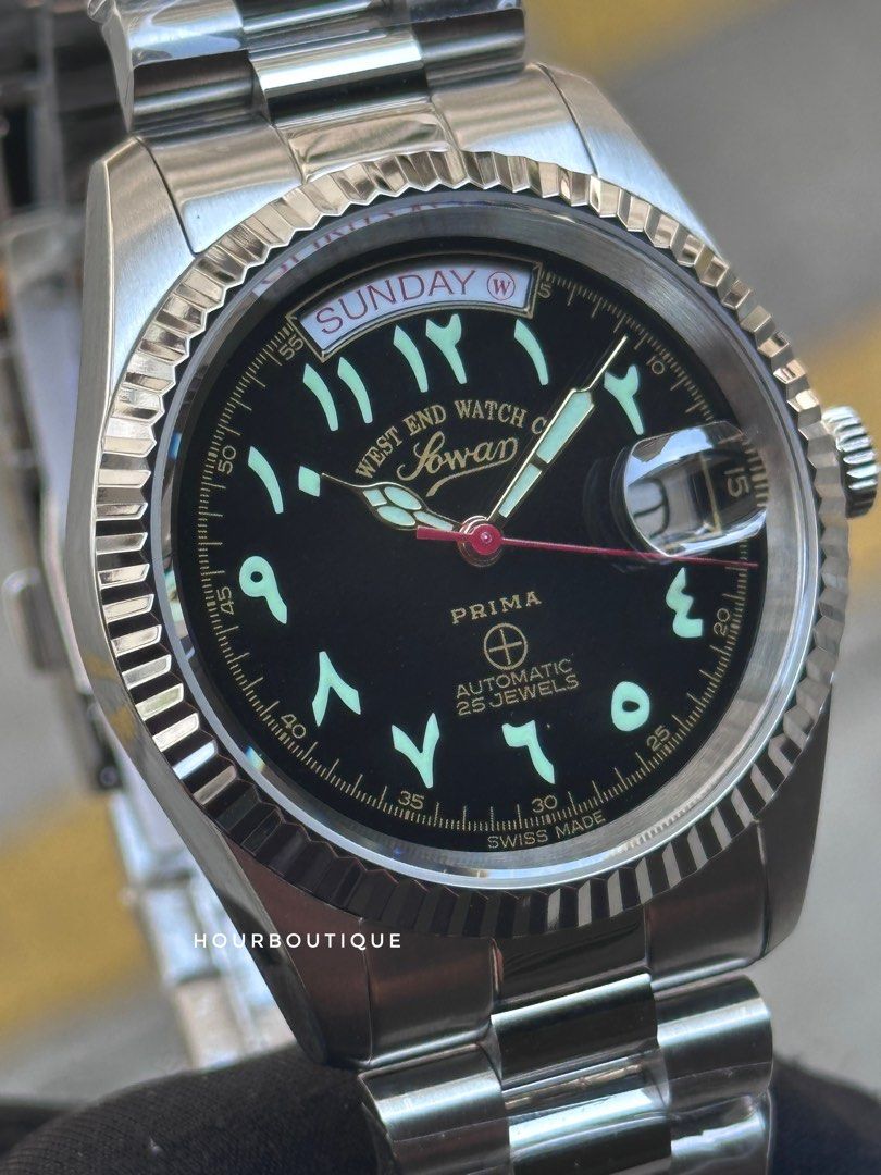 Brand New WestEnd Watch Co. Classics 37mm Swiss Made Jawi Dial Automatic Watch