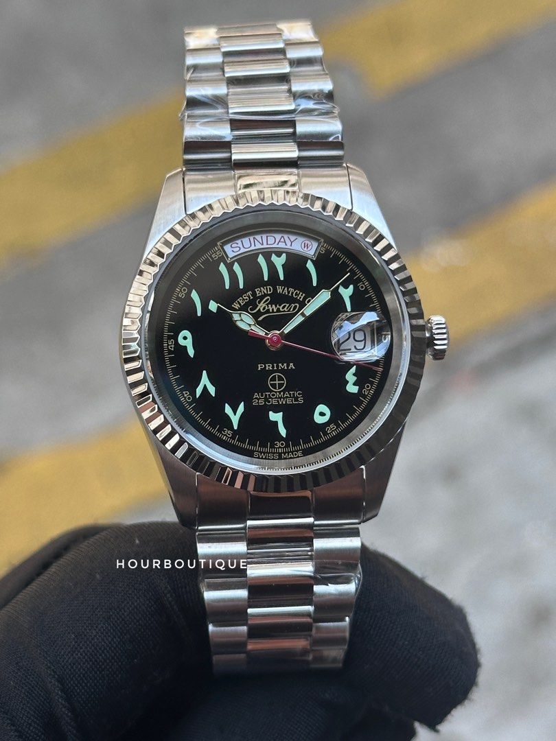 Brand New WestEnd Watch Co. Classics 37mm Swiss Made Jawi Dial Automatic Watch