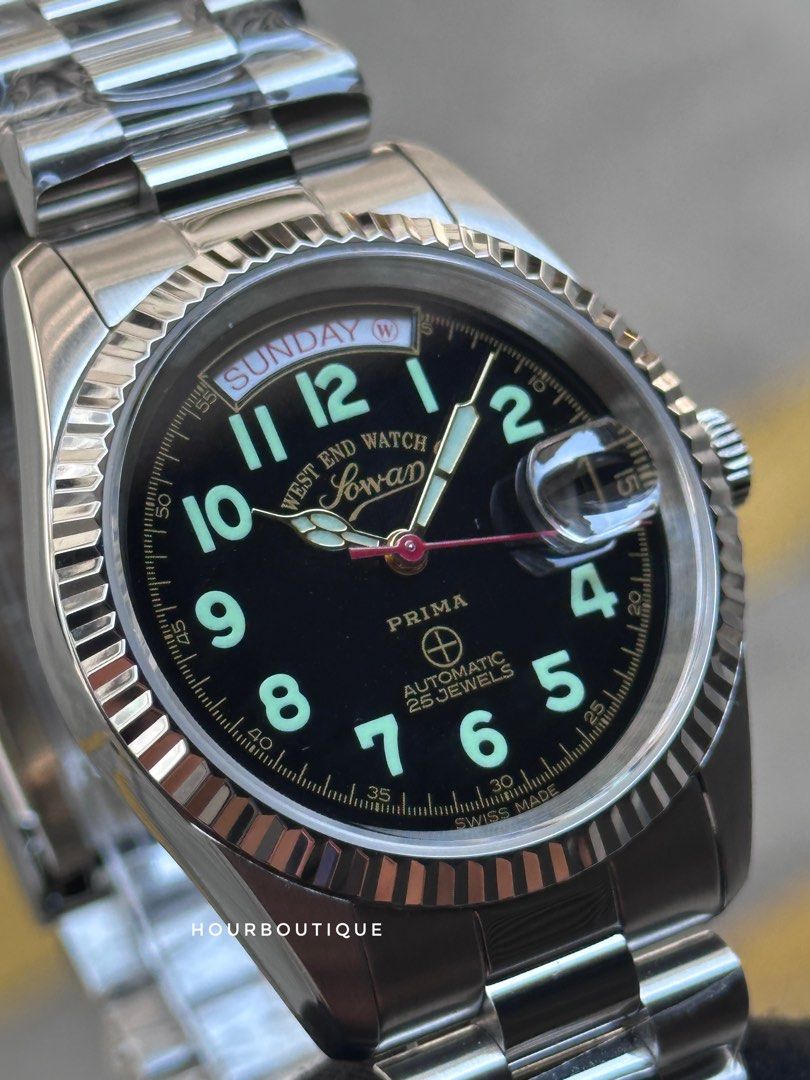 Brand New WestEnd Watch Co. Swiss Made 37mm Numbers Dial Automatic Watch