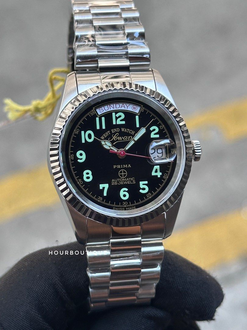 Brand New WestEnd Watch Co. Swiss Made 37mm Numbers Dial Automatic Watch