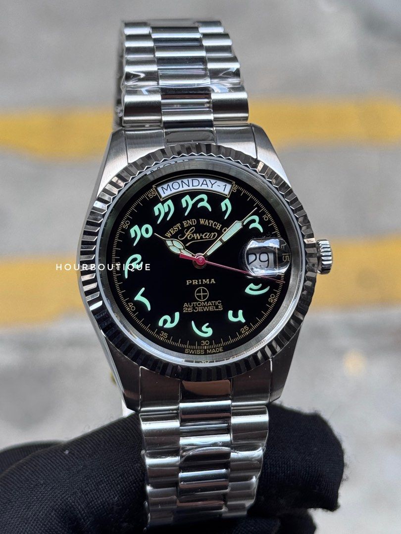 Brand New West End Watch Company 37mm Swiss Made Tibetan Dial Automatic Watch