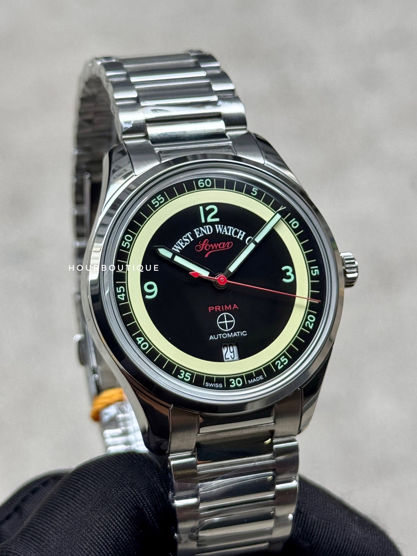 Brand New WestEnd Watch Co. Sowar Prima Swiss Made Automatic 39mm Watch