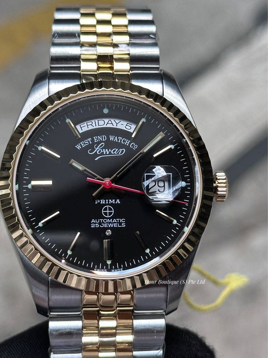 Brand New WESTEND Watch Company Matt Black Dial Swiss Made 41mm Automatic Watch