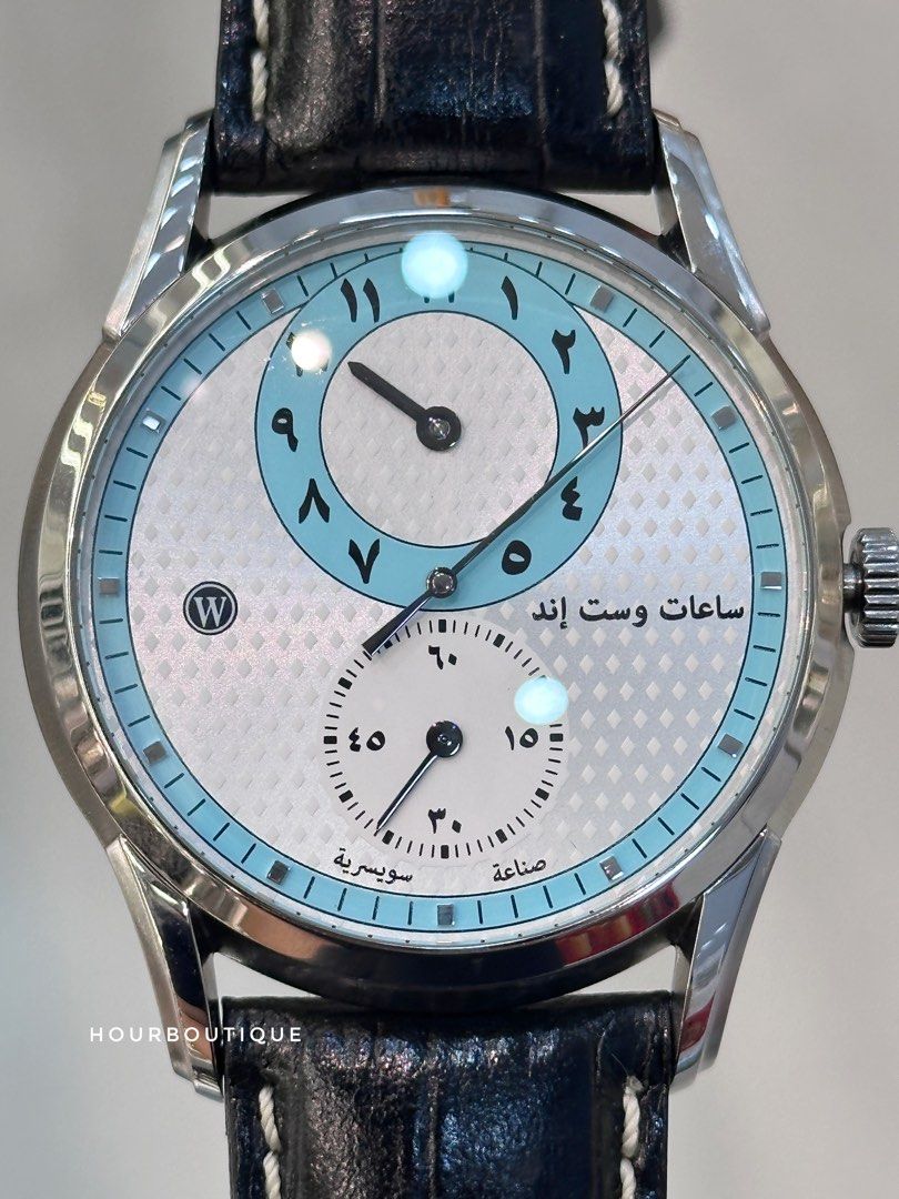 Brand New WestEnd Watch Company Regulator Series Swiss Made Automatic Watch Turquoise Dial