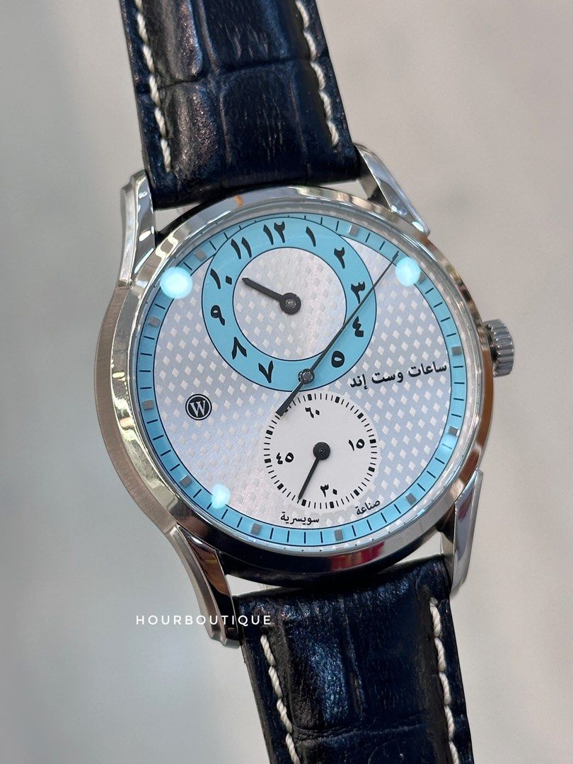 Brand New WestEnd Watch Company Regulator Series Swiss Made Automatic Watch Turquoise Dial
