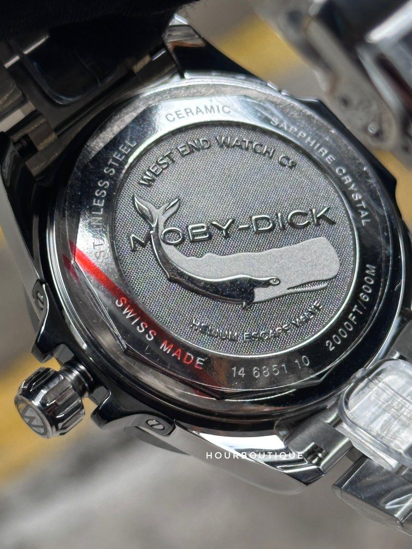 Brand New WestEnd Watch Company Moby Dick Special Edition Automatic Divers Watch Swiss Made
