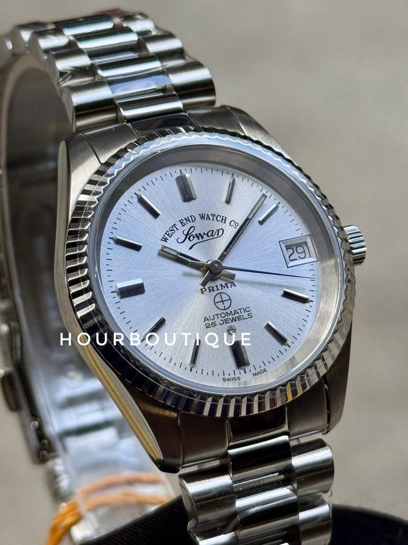 Brand New WestEnd Watch Company 32mm Swiss Made Silver Dial Automatic Watch