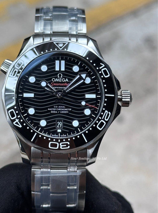 Brand New Omega SeaMaster 300 Divers Black Dial 210.30.42.20.01.001