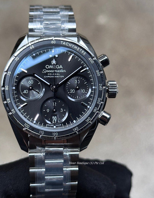 Brand New Omega SpeedMaster 38 Automatic Chronograph Watch 324.30.38.50.01.001