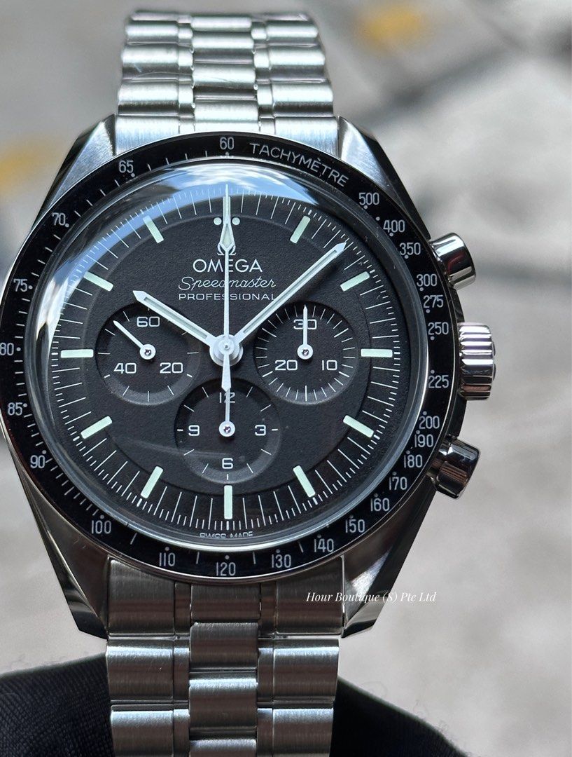 Brand New Omega SpeedMaster MoonWatch Hesalite on Bracelet