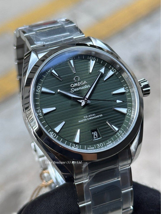 Brand New Omega SeaMaster Aqua Terra Green Dial 41mm Men's Automatic Watch 220.10.41.21.10.001
